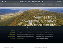 Tablet Screenshot of livingonlookout.com